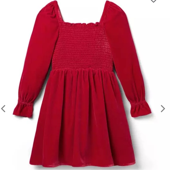 Janie and Jack Other - Brand new with Tags Janie and Jack The Velvet Smocked Dress Red Size 10